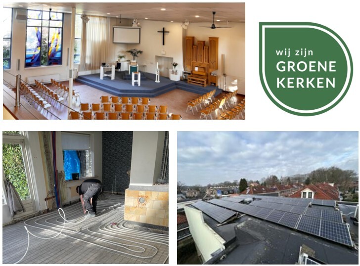 Klimaatestafette Maranathakerk verduurzaming, wij zijn groene kerken