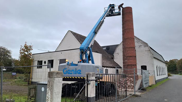 Sloop schoorsteen Oude Bleeksweg Elburg