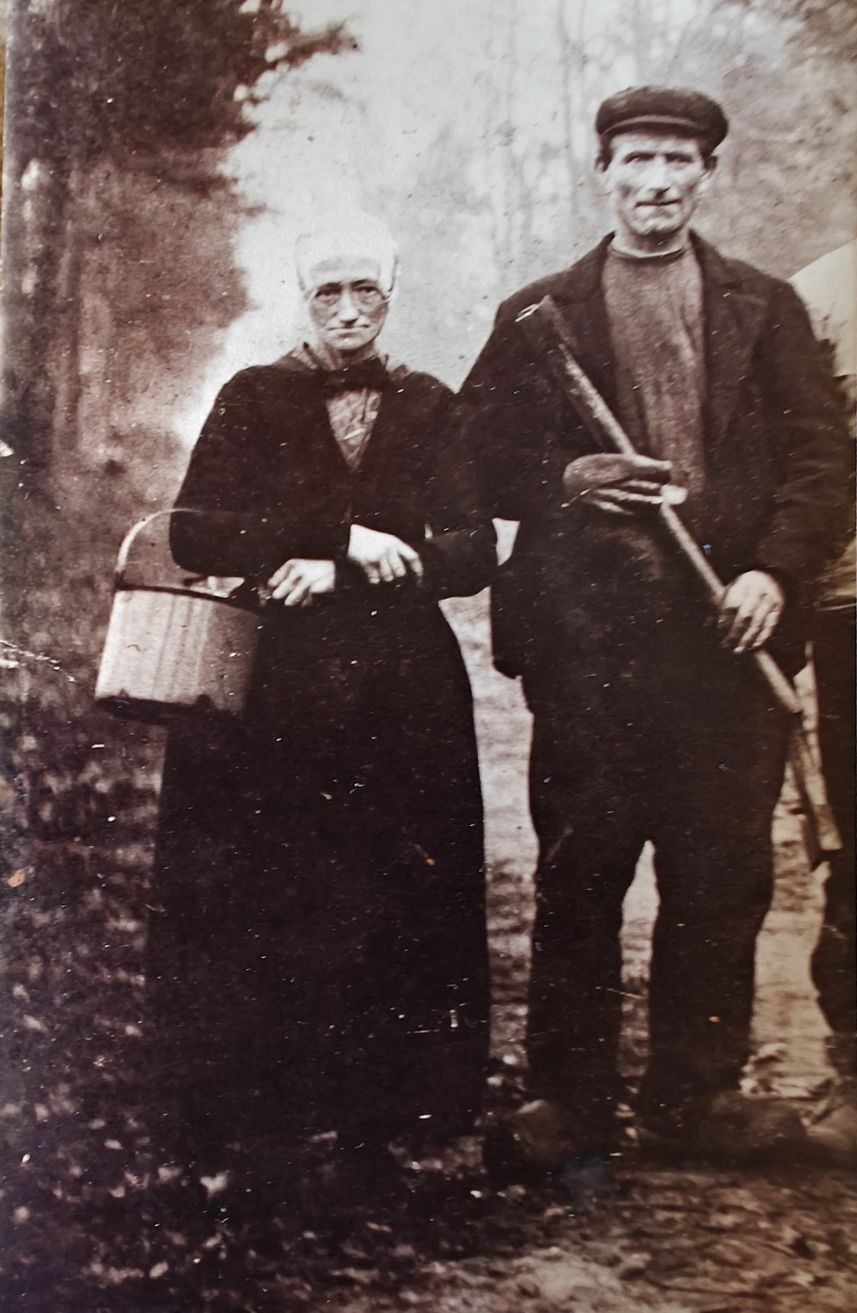 Gerrigje Bouw-Wijnne met haar man Aart Bouw