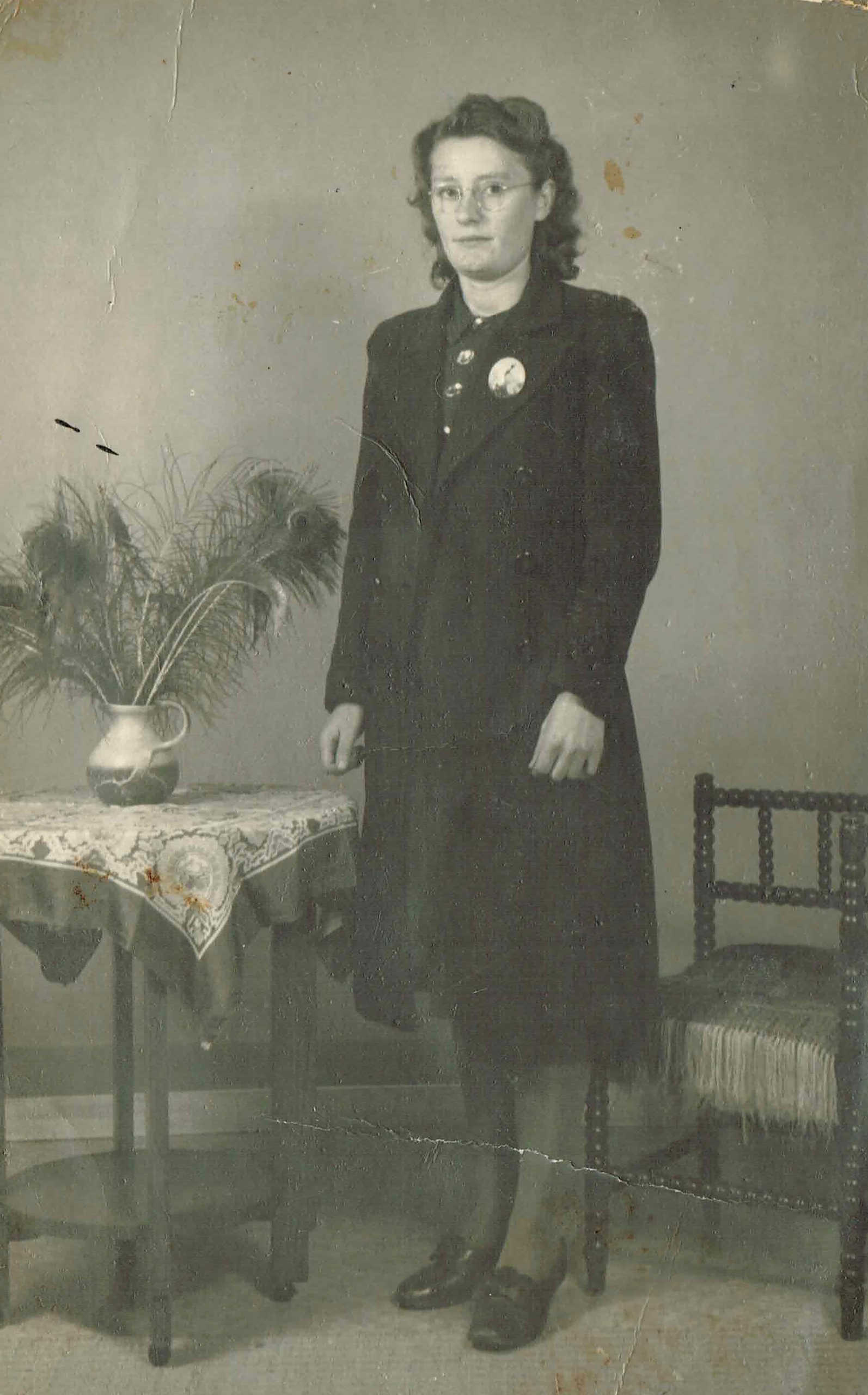 Alie Elizabeth ter Velde (1921-1945) werd op 13 februari 1945 gedood tijdens de razzia op landgoed Old Putten)