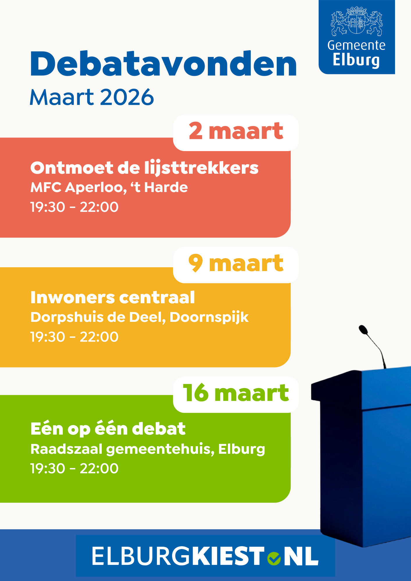 Poster Debatavonden maart 2026