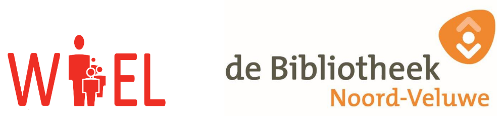 Logo Stichting WIEL en Bibliotheek Noord-Veluwe 1