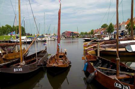 Botters in de haven