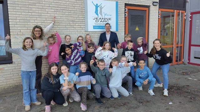 Kick-off in Elburg bij basisschool Jeanne d'arc