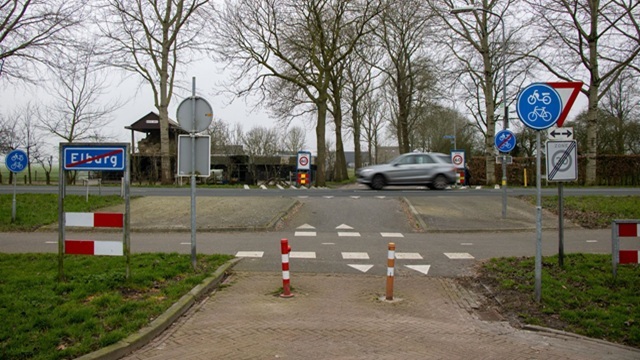 Verkeerskruising in de gemeente Elburg