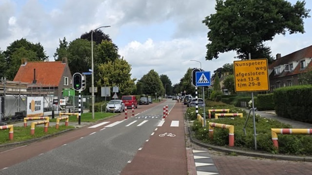Nunspeterweg tijdelijke afsluiting