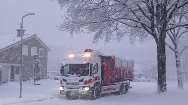 Omrin winter niet ophalen containers