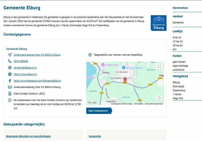 Voorbeeld digitale gids