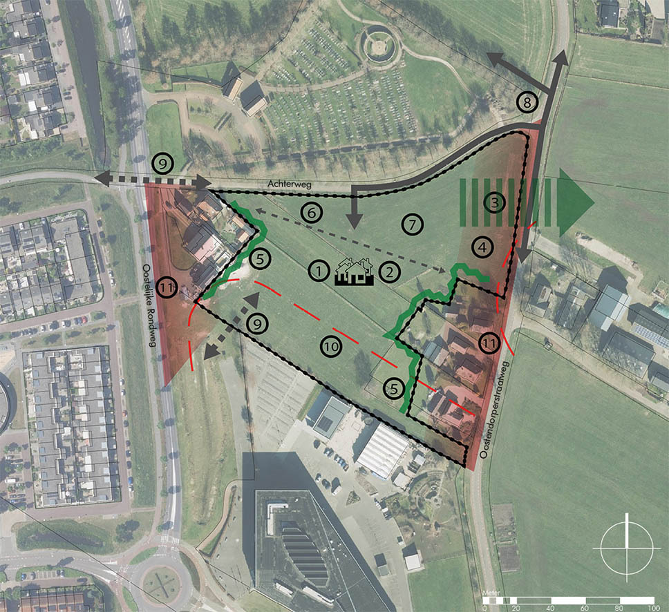 Uitgangspuntenkaart Vossenakker