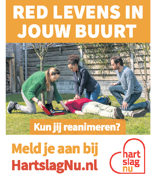 Red levens in jouw buurt. Kun jij reanimeren Meld je aan bij HartslagNu.nl