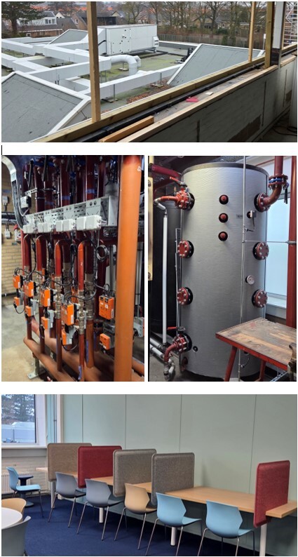 Compilatie van de verbouwing van het Nuborgh College om te verduurzamen