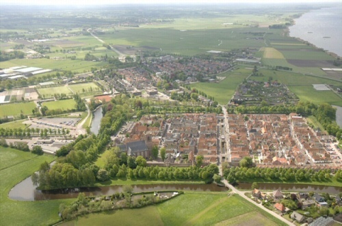 Luchtfoto Vesting Elburg