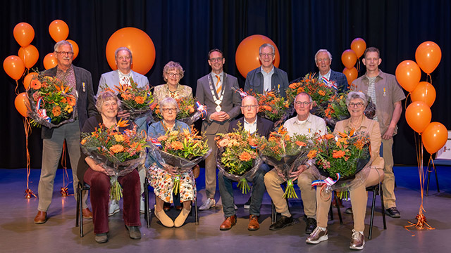 Elf inwoners onderscheiden tijdens Lintjesregen